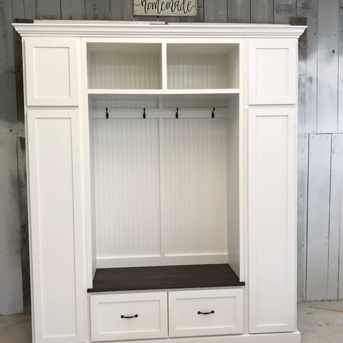 Home Decorators Collection Royce Polar White 60 In Hall Tree Home