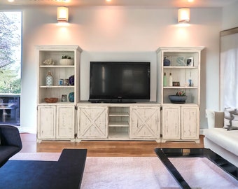 BRADENTON farmhouse entertainment center tv stand