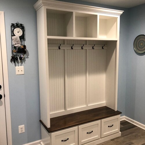 THE ANAMA 4 Section Entryway Bench Etsy