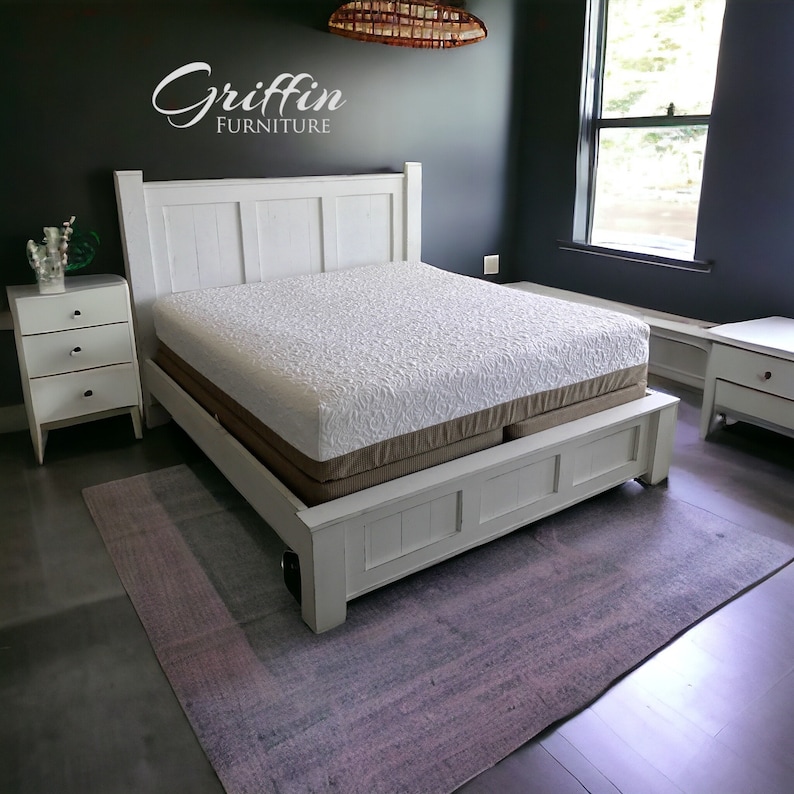 GROVELAND Low profile bed frame bedroom furniture image 1