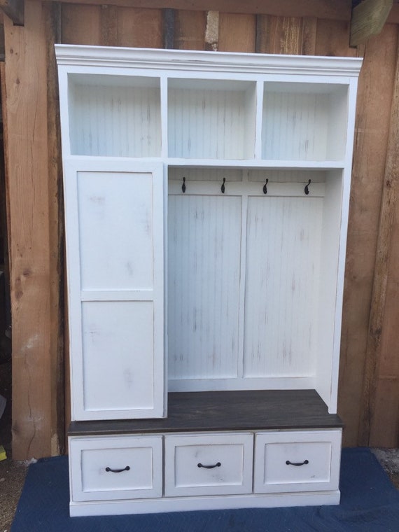 The Oregon Entryway Bench With Storage Etsy