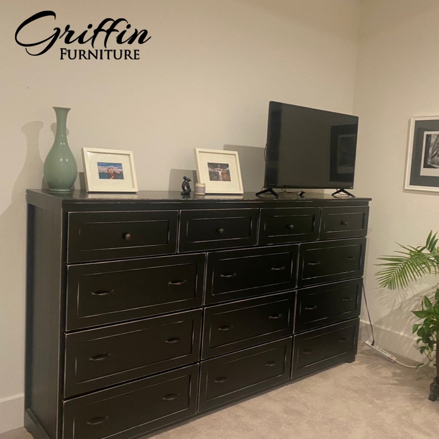 Marietta Oversized Wood Dresser: Farmhouse Style, 13 Deep Drawers - Etsy