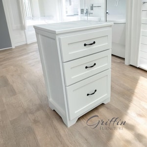 Livermore Bedside Tables | Rustic Nightstand with Drawers | Solid Wood Night Stands | Farmhouse Bedroom Furniture | Custom Sizes Available