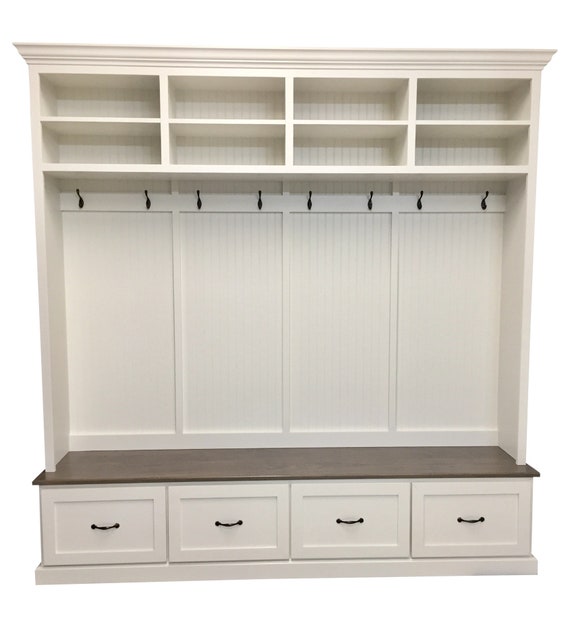 The Amana 4 Section Entryway Bench Etsy