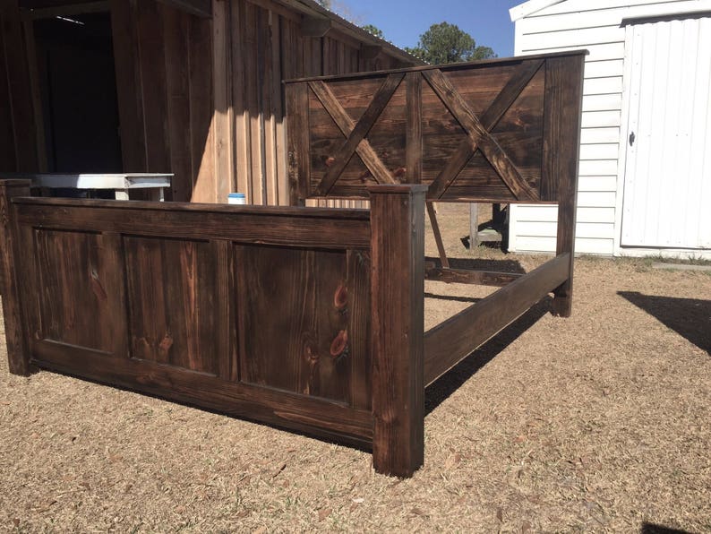 THE CAPE CORAL Wood Bed Frame Etsy