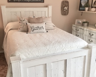 GRIFFIN solid wood bed frame in king, California king or queen