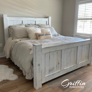 GRIFFIN Custom wood bed frame in any size