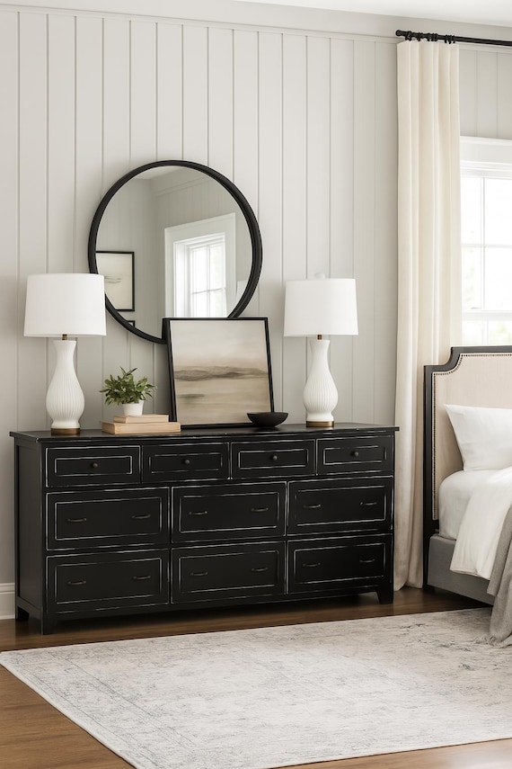 Los Angeles Oversized Rustic Wood Dresser: Farmhouse Bedroom Storage - Etsy Los Angeles Oversized Rustic Wood Dresser: Farmhouse Bedroom Storage - Etsy