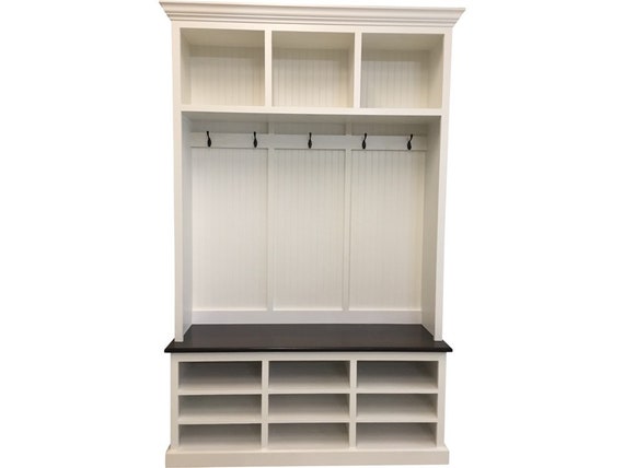 The Louisiana 3 Section Mudroom Hall Tree Unit Etsy