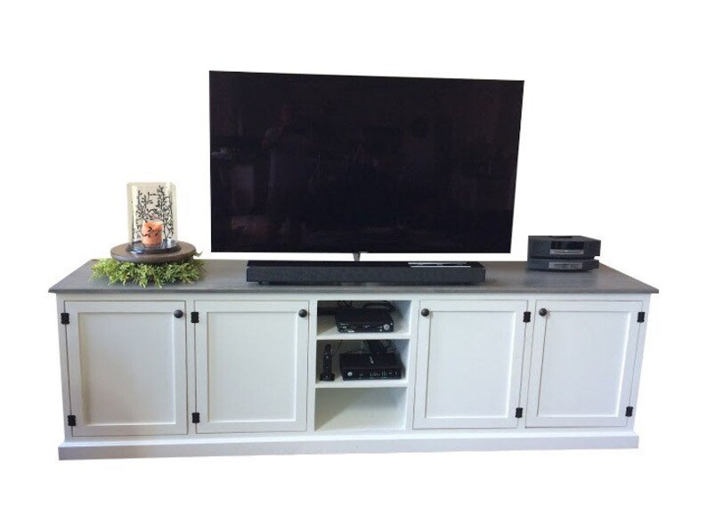 THE NAPLES Tv Stand With Storage Etsy
