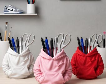 3D Hoodie Pen Holder / Office Organizer / Desk Organizer / Hoodie / Pen Cup