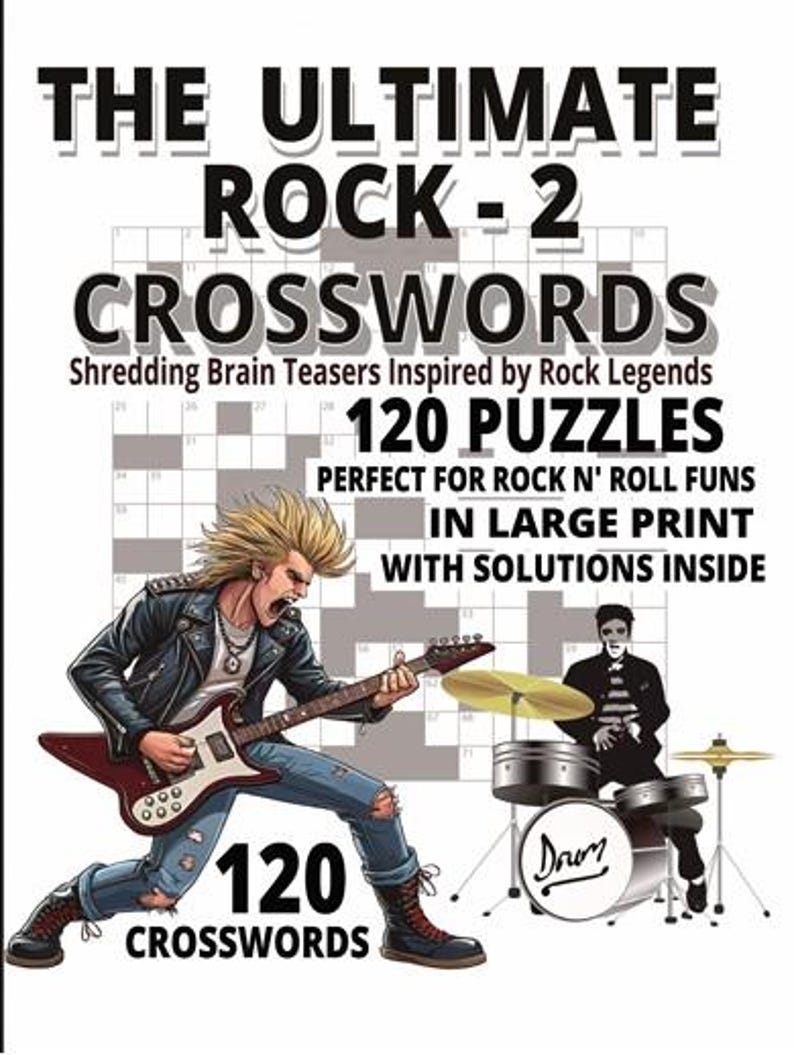 Soft Rock Cover Crossword