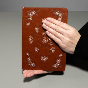 Holographic Journal Gift Set for Women | A5 Dot Grid Notebook, Stationery Box with Pens and Pouch image 6