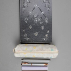 Holographic Journal Gift Set for Women | A5 Dot Grid Notebook, Stationery Box with Pens and Pouch image 19