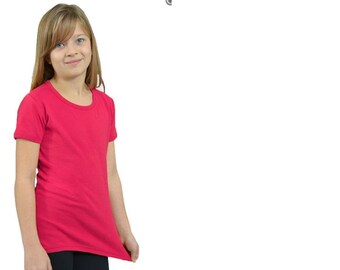 T-shirt Fille Manches Courtes Rouge 100% Coton THIS LITTLE PIGGY - Taille 4T, Très Bon état