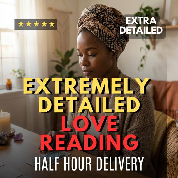 Very Detailed In-Depth Love Reading, Same Hour Tarot Love Reading, Twin Flame & Soulmate Clarity, Relationship Tarot Guidance