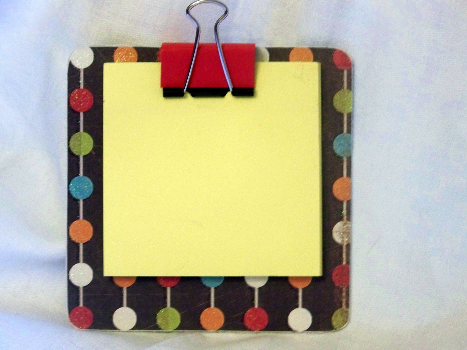 Sticky note holder miniclip board memo holder Etsy