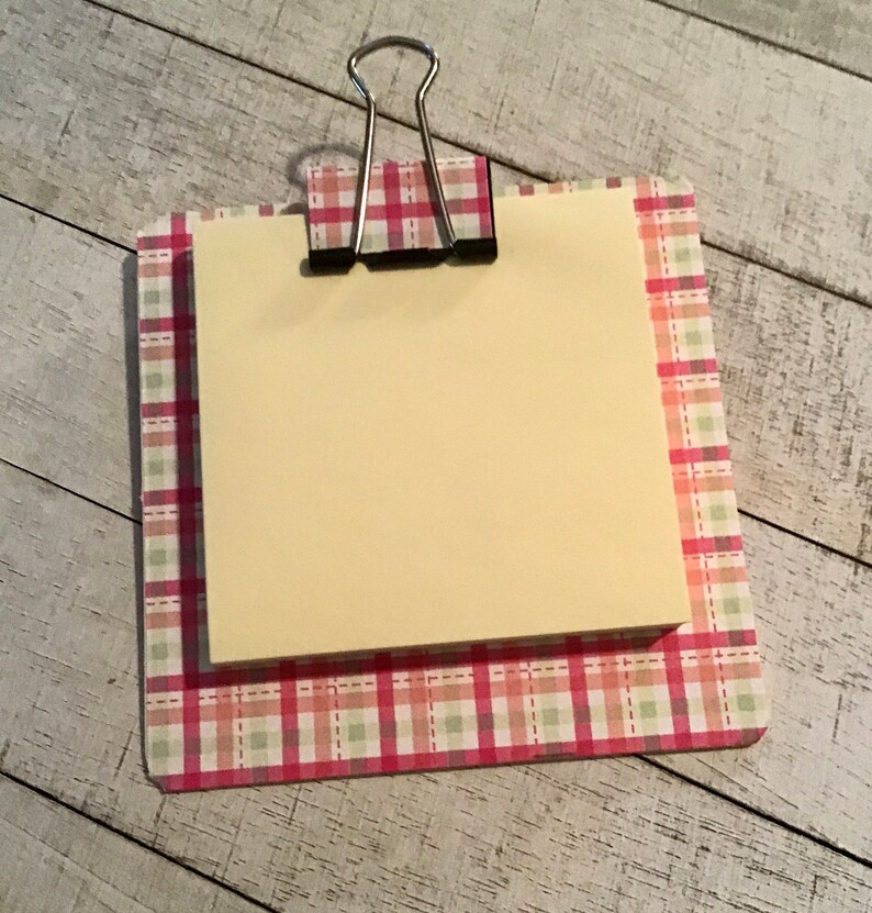 Sticky Note Holder Miniclip Board Memo Holder Etsy