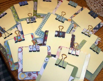sticky note holder,  mini-clip board,  magnetic memo holder -- assorted styles, you design it