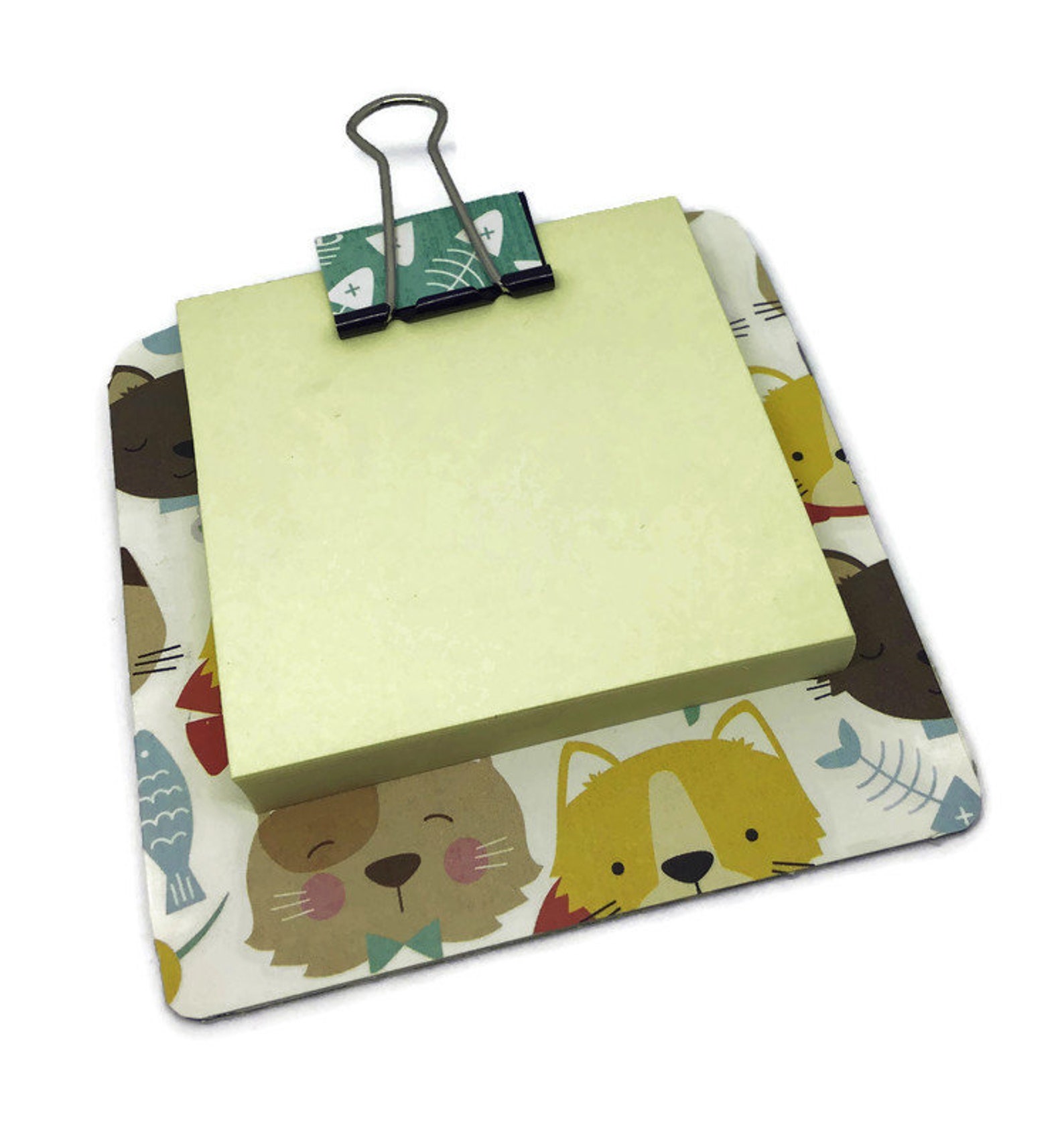 Sticky Note Holder Miniclip Board Memo Holder Etsy