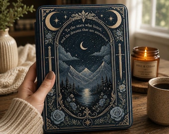 Étui pour Kindle Velaris Night Court Acotar, couverture pour liseuse Kindle Sarah J Maas, cadeau pour amoureux des livres, Booktok Bookish Present, Paperwhite