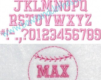 College Micro Font .3, .4, .6, .8 inch embroidery design instant download