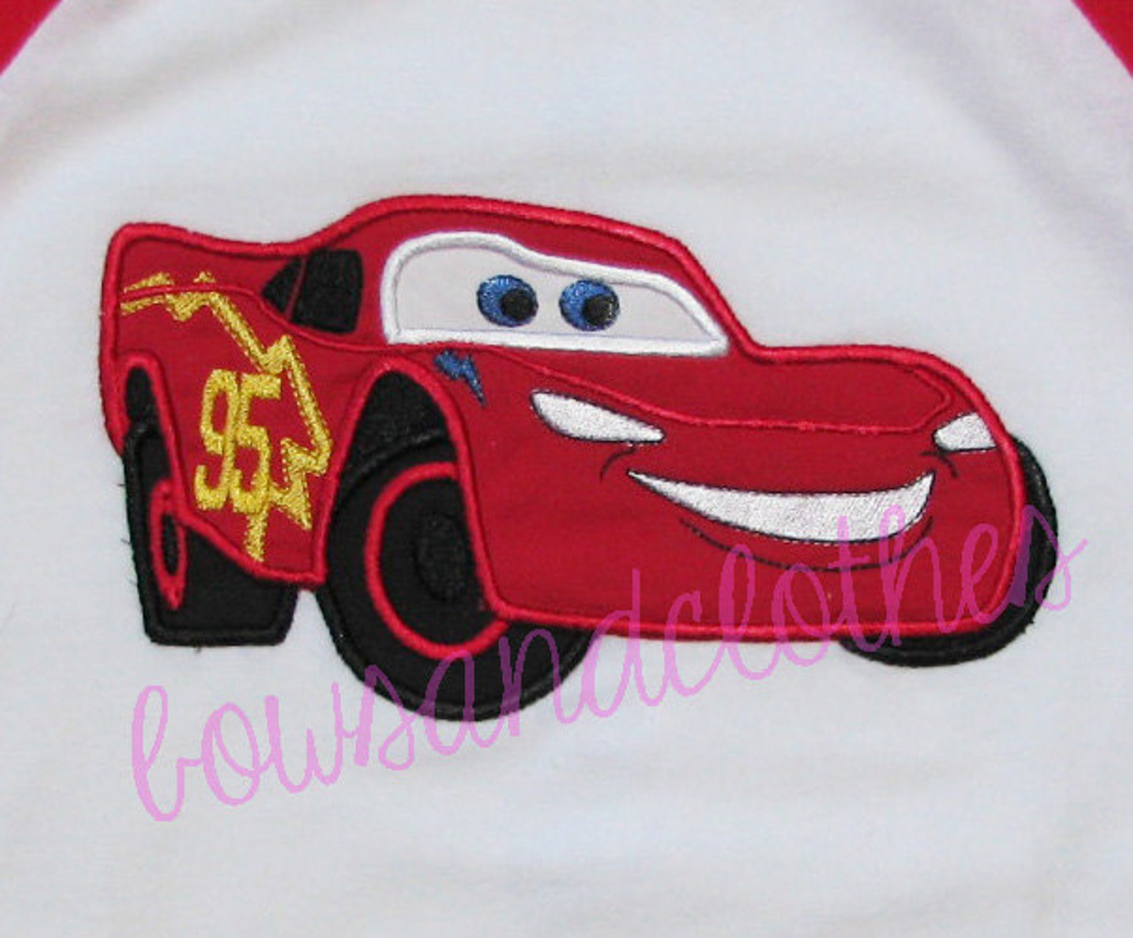 Red Car Applique Design Digital Instant Download Etsy