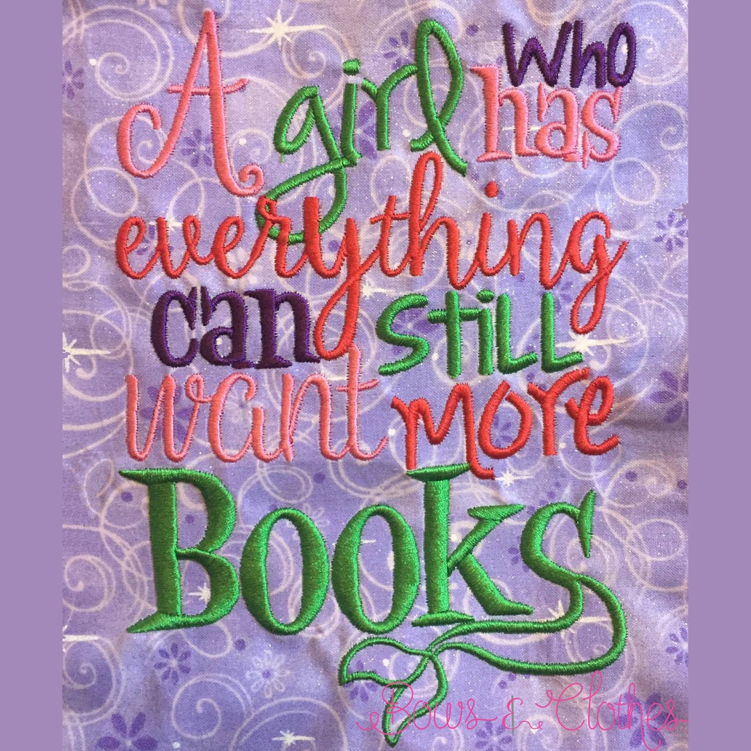 Girl Has Everything Mermaid Book Saying Design Digital Instant Etsy