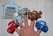 Cars finger puppets and case embroidery design digital instant download 