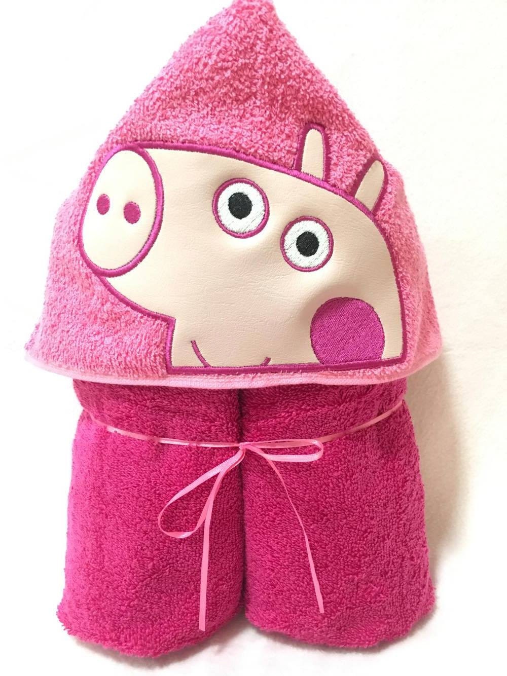 Pep Hooded Towel In the hoop design digital instant download Etsy