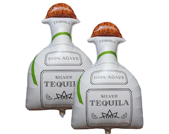30" Tequila Bottle Balloon (set of 2), Tequila Party Decorations, Fiesta Decor