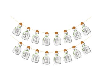 Tequila Bottle Banner, Tequila Party Decorations