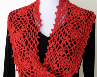 Crochet Pattern Infinity Scarf