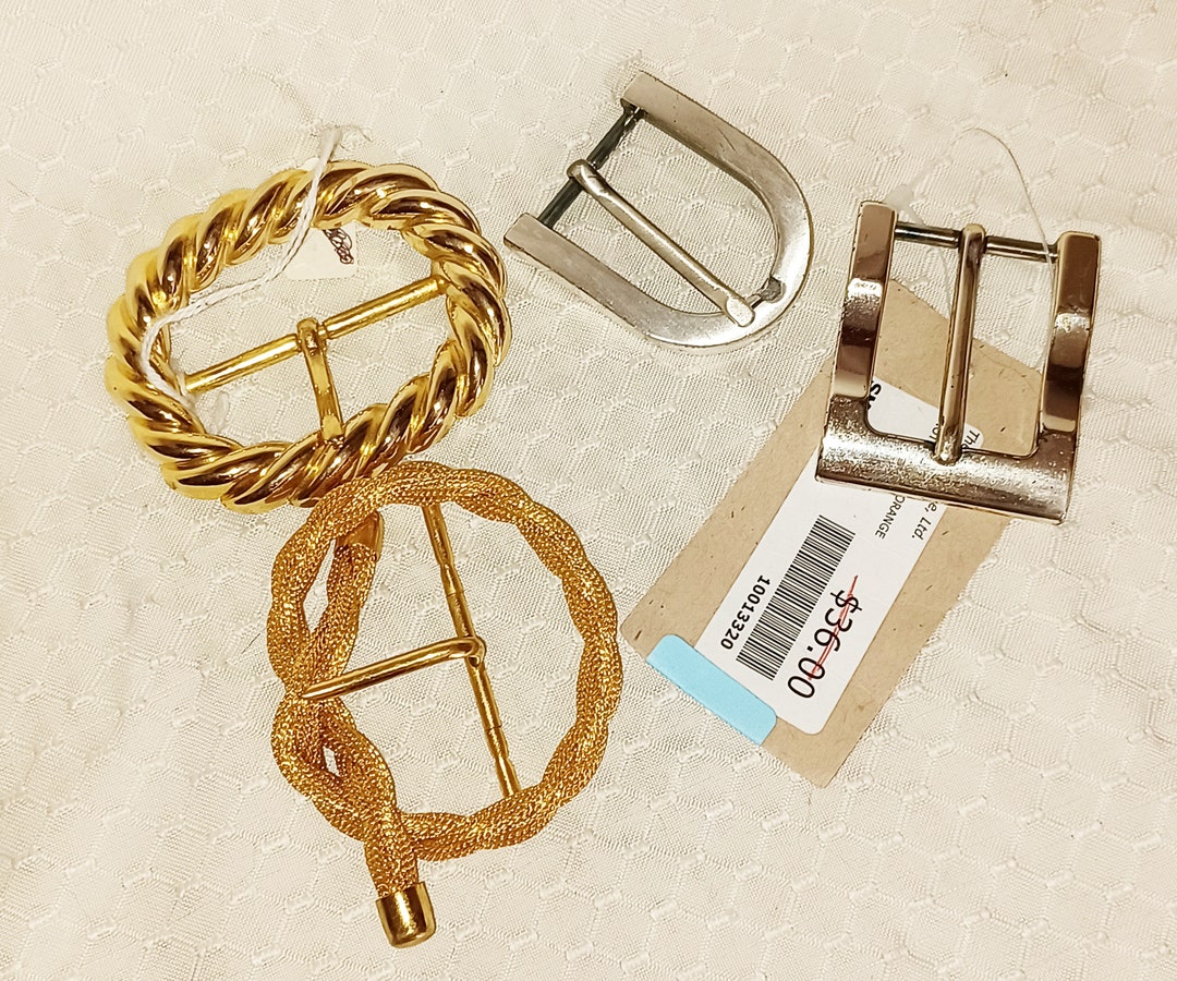 UNUSED Spanish Brass NOS Belt Buckles Unisex for Belts Etsy