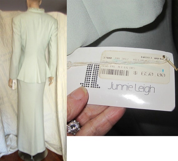UNWORN 80s Formal Dress Suit Bust 36 by JUNNIE LE… - image 5