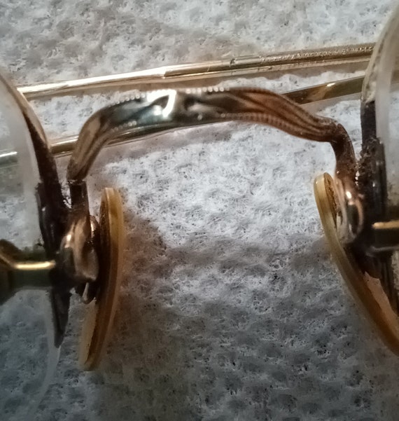 Circa 1890-1910 - 12K Gold Reading Glasses - Wire… - image 3