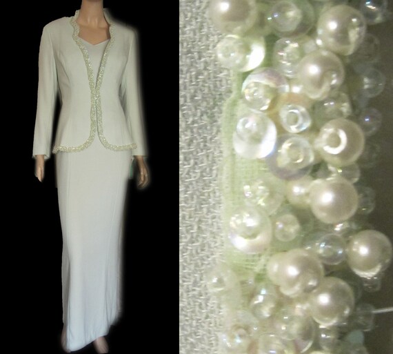 UNWORN 80s Formal Dress Suit Bust 36 by JUNNIE LE… - image 1
