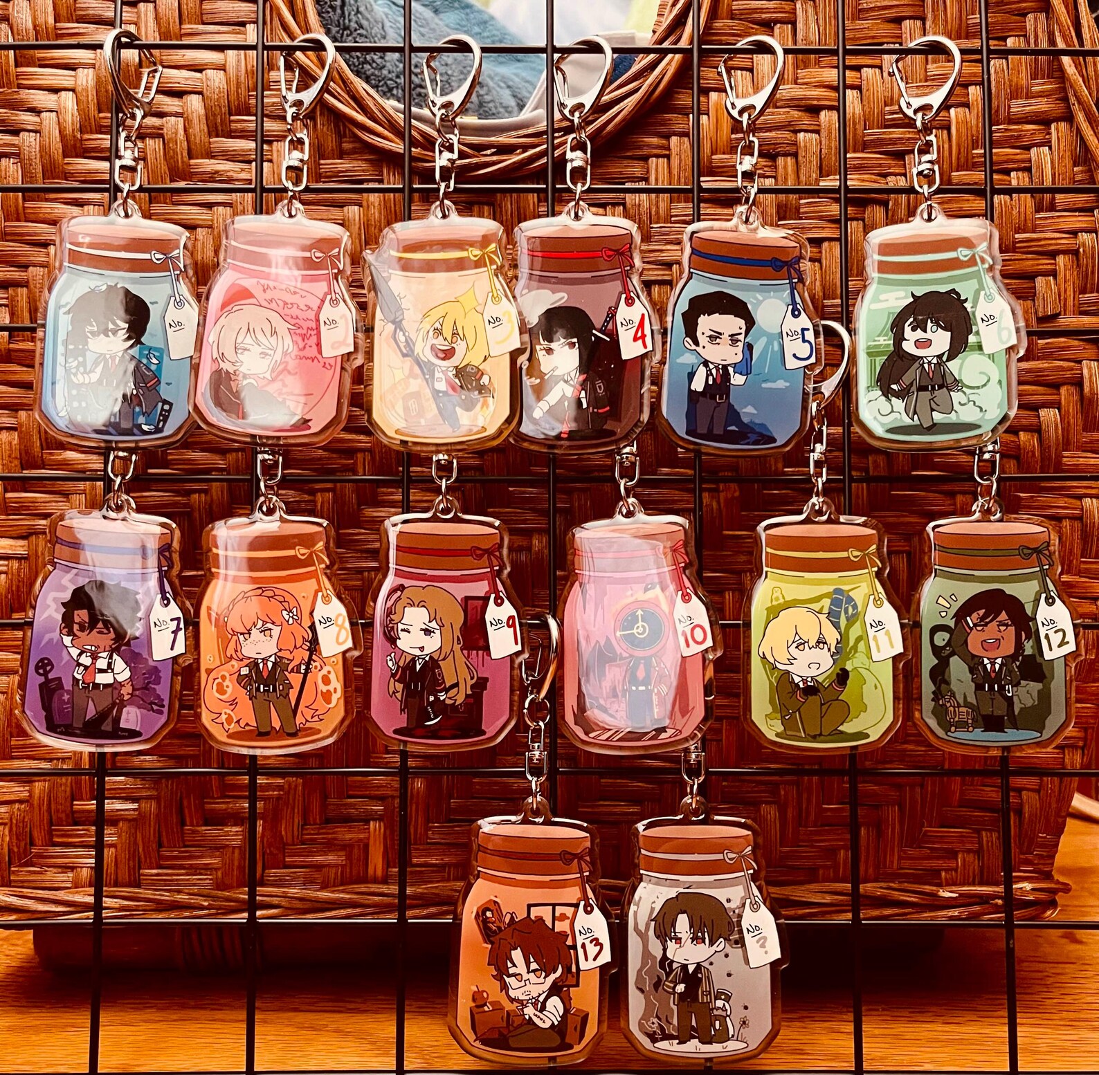 Limbus Company Sinner Keychains [NO RESTOCK] - Etsy