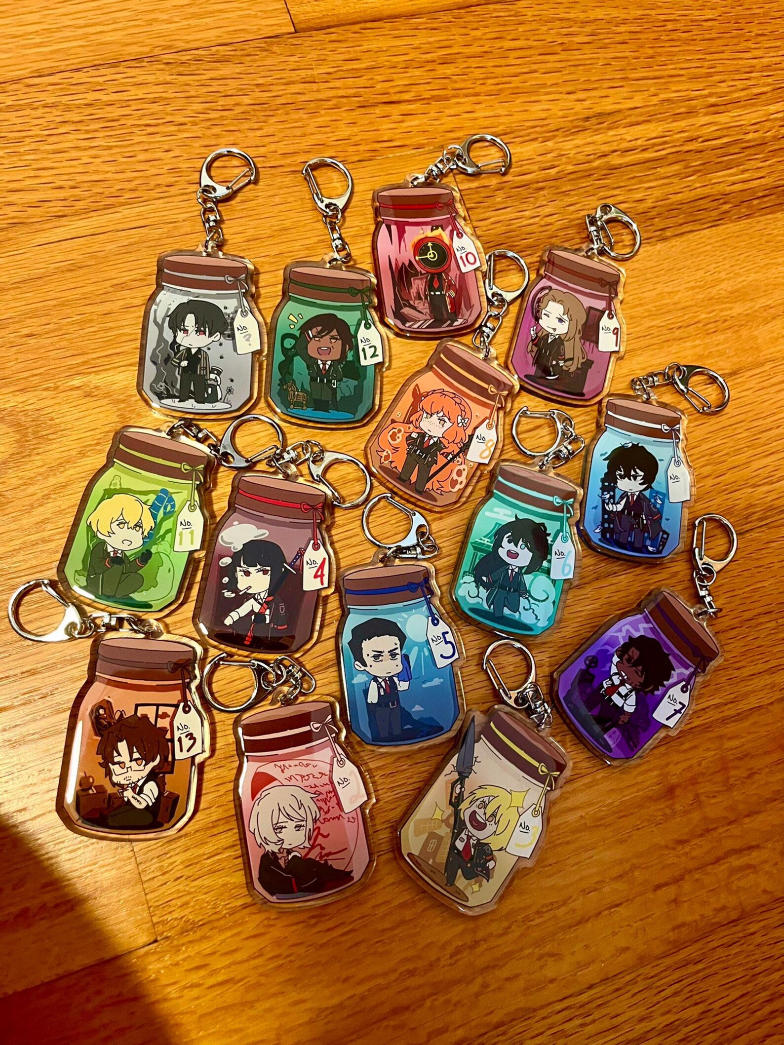 Limbus Company Sinner Keychains [NO RESTOCK] - Etsy