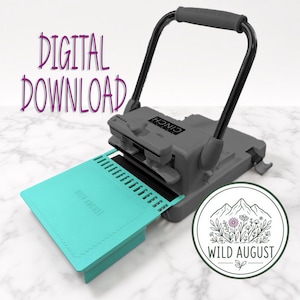 2:1 Pitch Cinch Riser STL | We R Memory Keepers Cinch Binding Guide | Digital Download