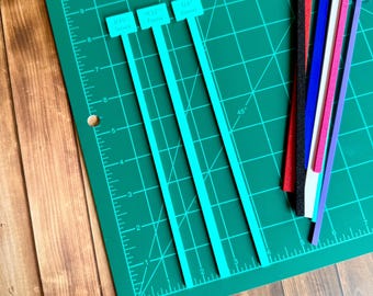 Build Your Set: Bookbinding T, Exact Gap Setting Spacer Set | 3D Printed PETG | Inches Millimeters Tool