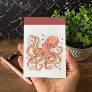 2 PACK Octopus Notepads for Notes and Journaling
