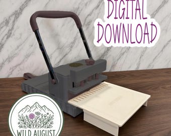 Rehausseur de reliure à pas de 2:1 (fichier STL) | Compatible avec le système de reliure Heidi Swapp | Guide de reliure | Téléchargement numérique