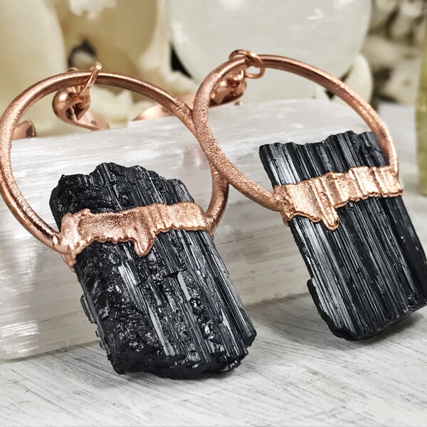 Black Tourmaline Ear Weights, ear weights, dangle plugs, plug weights, wedding plugs, dangles for gauged ears, dangle plugs, plugs, gauges