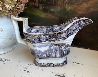 Antique Transferware Gravy