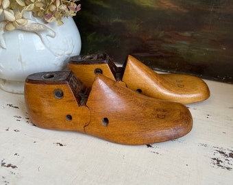 Antique Child’s Shoe Last Pair