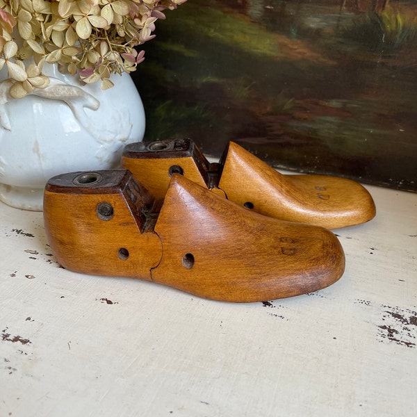 Antique Child’s Shoe Last Pair