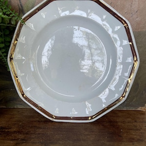 Antique Ironstone Plate
