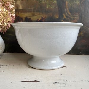 Antique Ironstone Punch Bowl