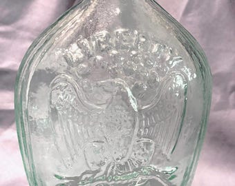 Vintage Liberty Green Glass